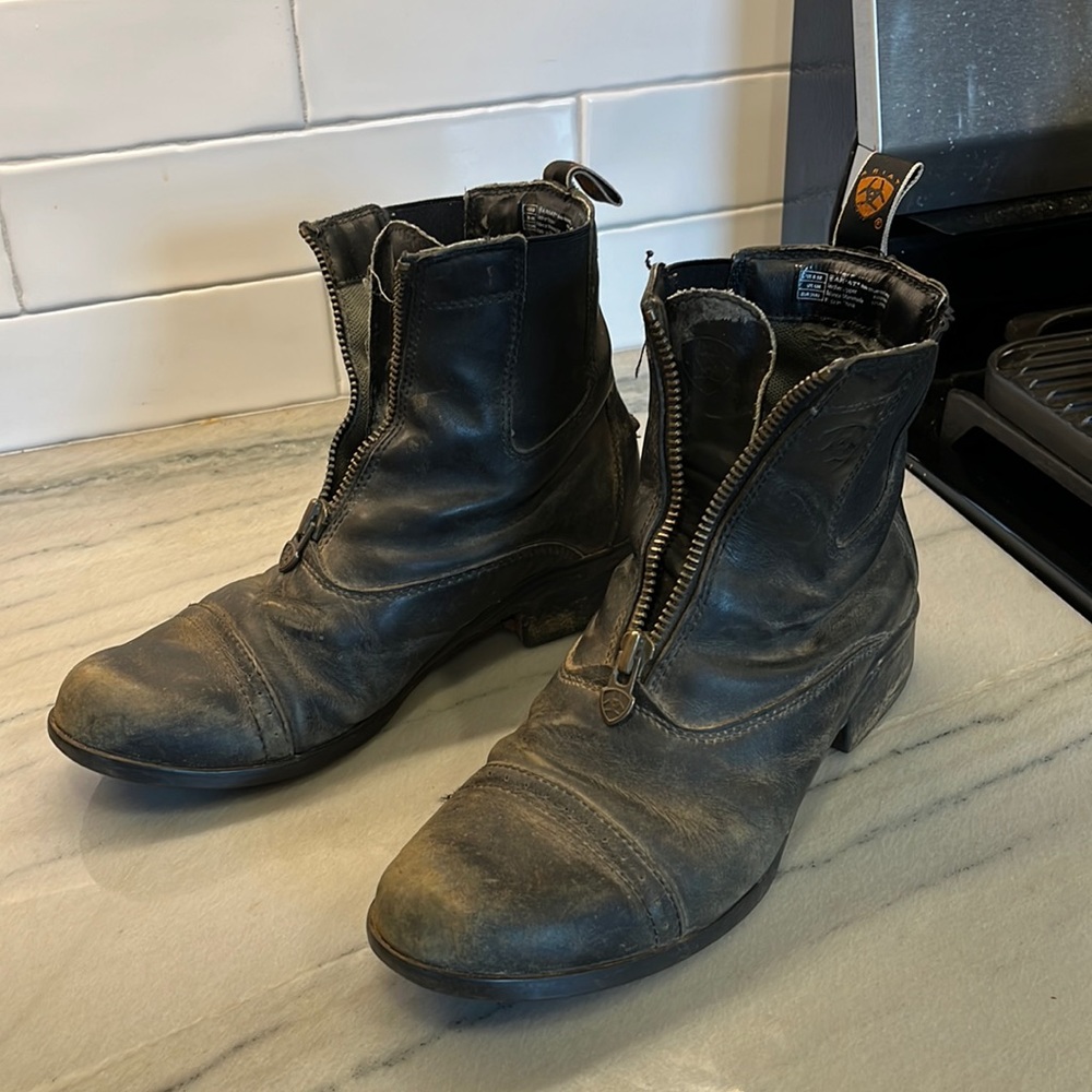 Ariat Paddock Boots. These boots are sadly too small for me
